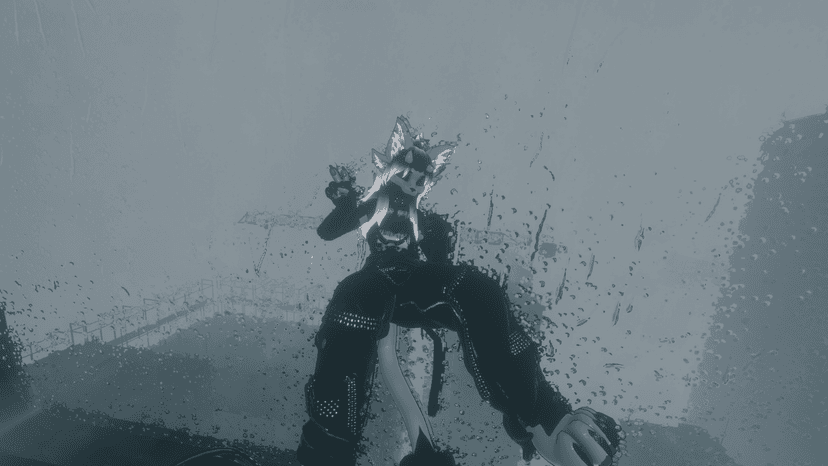 Yuri posando en VRChat